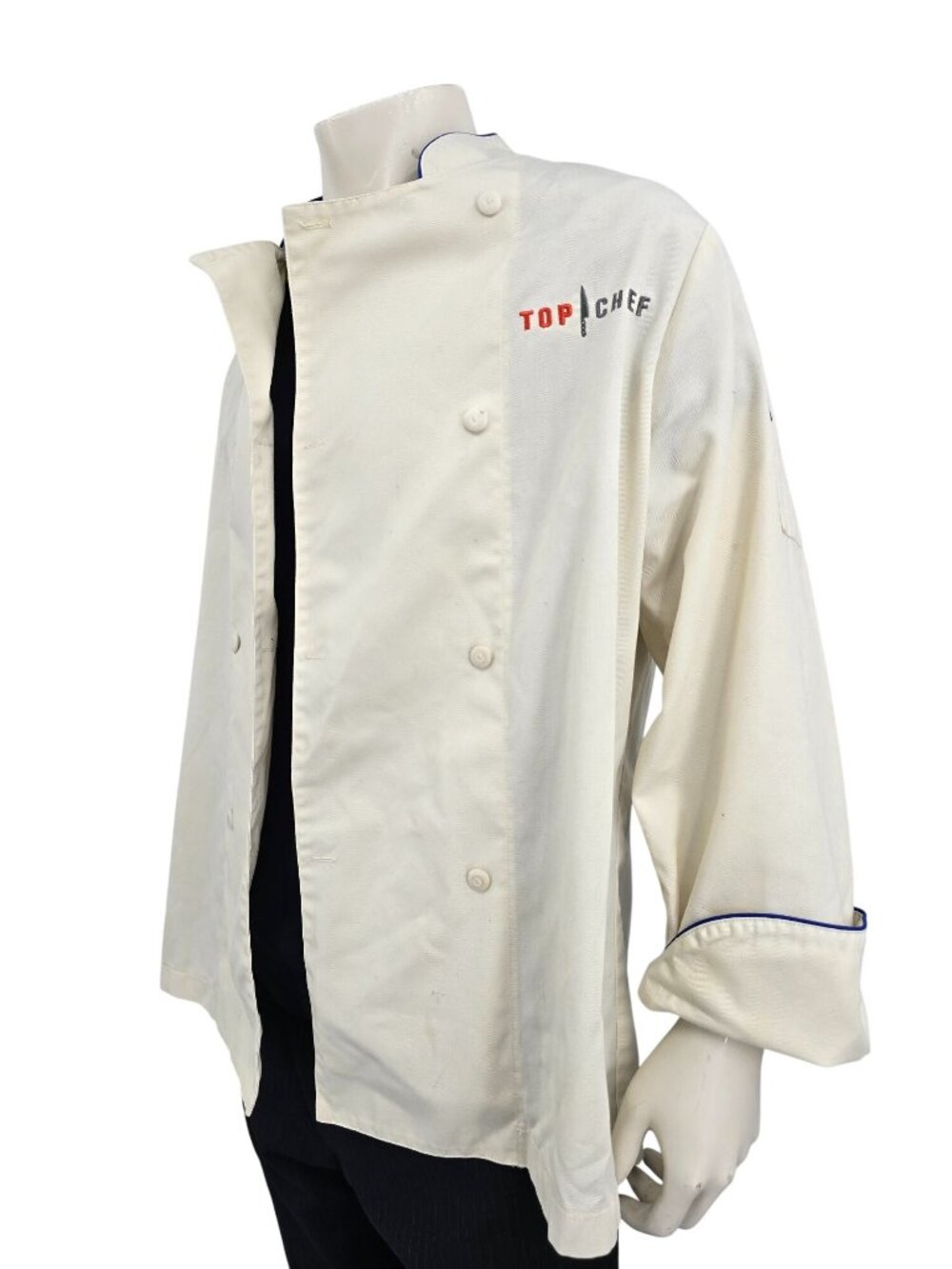 Top Chef Logo NewChef Unisex Chef Jacket Beige Medium